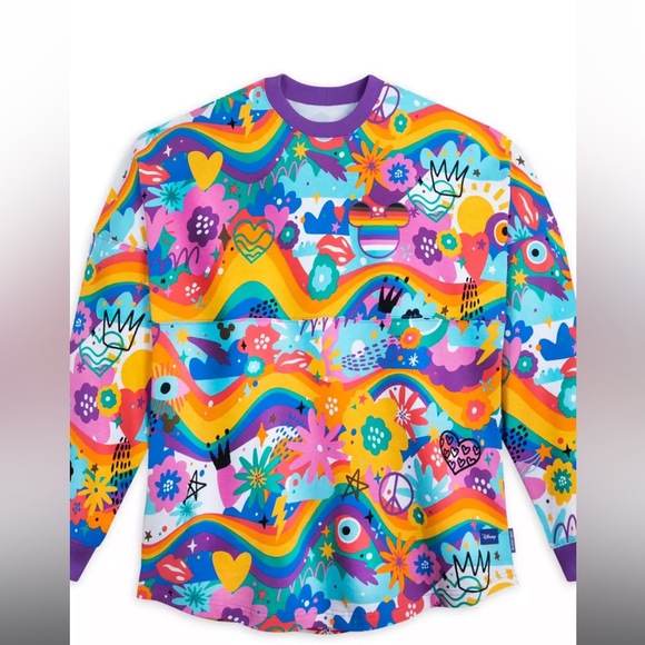 Disney Tops - Disney Mickey Mouse Spirit Jersey-Disney Pride Collection size Large